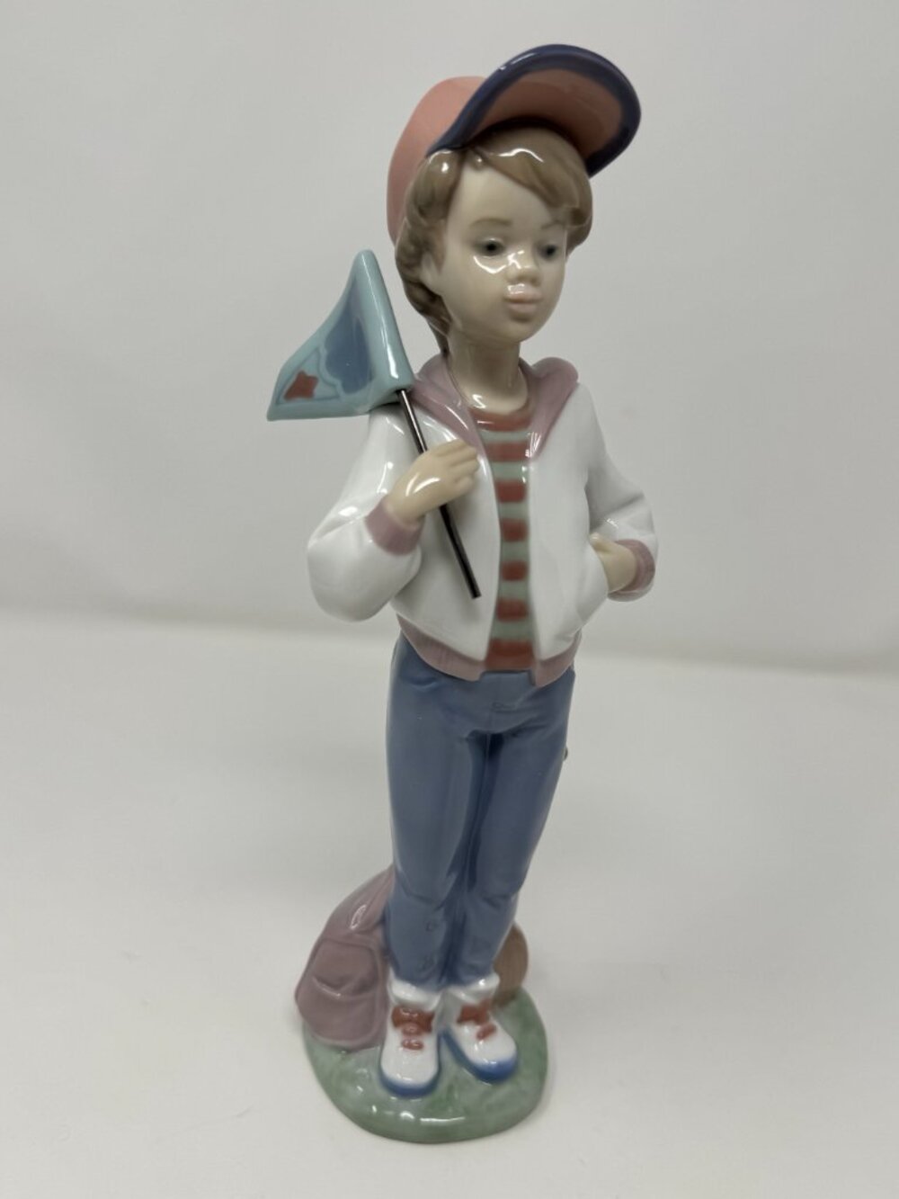 Lladro 6191 All American Boy Baseball Figurine Retired Spain